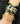 Cavalli Roman Horses Cuff Bracelet w/ 22k Gold Leaf and Swarovski Crystals