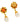 18K Gold Mandarin Garnet, Ruby and Pearl Drop Flower Earrings with Granulation