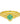 Demantoid Green Garnet & 18k Gold Ring
