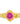 18 Karat Gold Pink Tourmaline Solitaire Ring with Fine Granulation