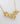 Gold & Diamond Trillium Cluster Pendant Necklace - Alesia 