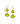 Ginkgo 2-Leaf Wire Earrings - Alesia 