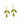 Sage 3-Leaf Drop Wire Earrings - Alesia 
