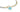 Orbit Bead Aquamarine Necklace - Alesia 