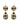 Harlequin Mini Drop Earrings - Alesia 